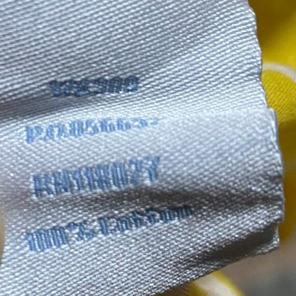 Boden Tunic Mini Dress Embellished Horseshoe Neckline Abstract Printed Yellow 18 - Picture 9 of 9